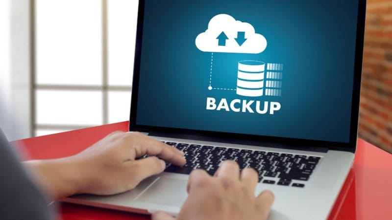 Backups de dados sensíveis