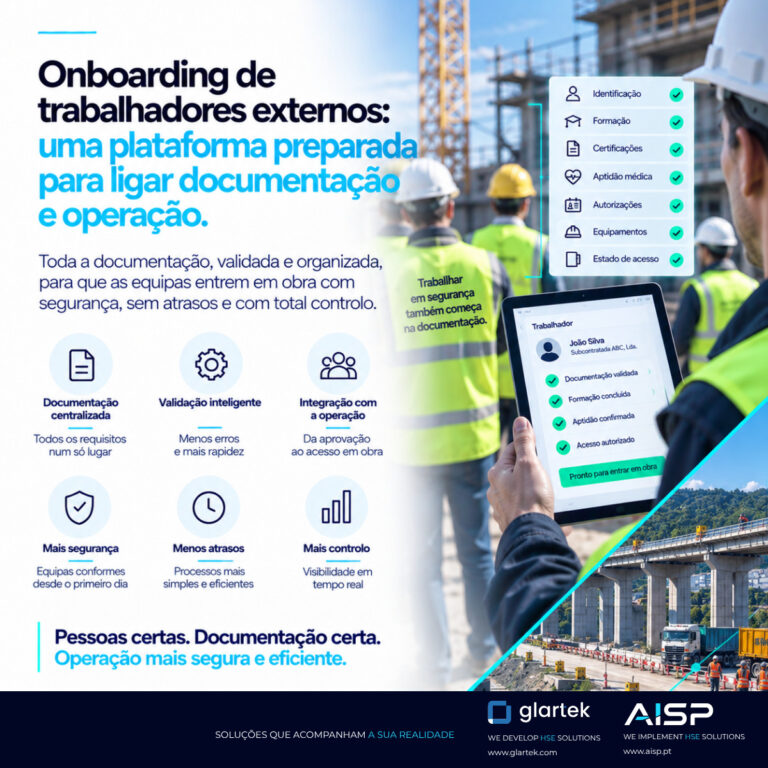 Read more about the article Onboarding de trabalhadores externos: Uma plataforma preparada para ligar documentação e operação